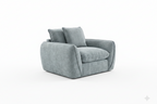Berlin Sofa Grey Armchair