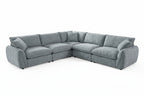 Berlin Sofa Grey Large Corner