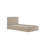 BERLIN BEIGE OTTOMAN SINGLE BED