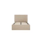 BERLIN BEIGE OTTOMAN SINGLE BED