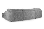 Bishop Fullback Sofa Platinum U Shape Corner