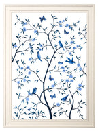 Tree of Life Blue & White Set of 2