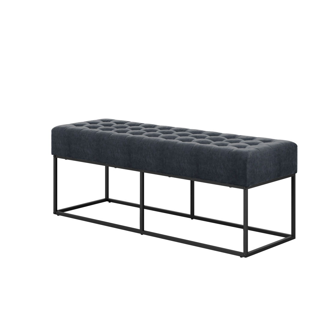 BODEN STEEL GREY BENCH