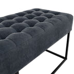 BODEN STEEL GREY BENCH