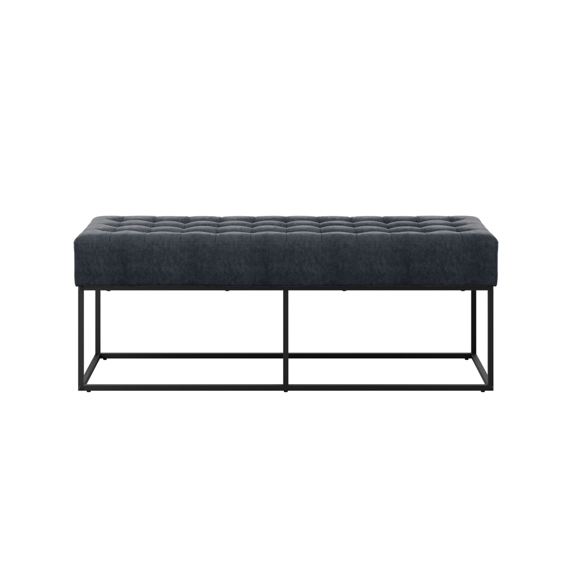 BODEN STEEL GREY BENCH