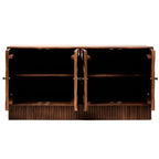 Siva Four Door Mango Wood Hammered Sideboard