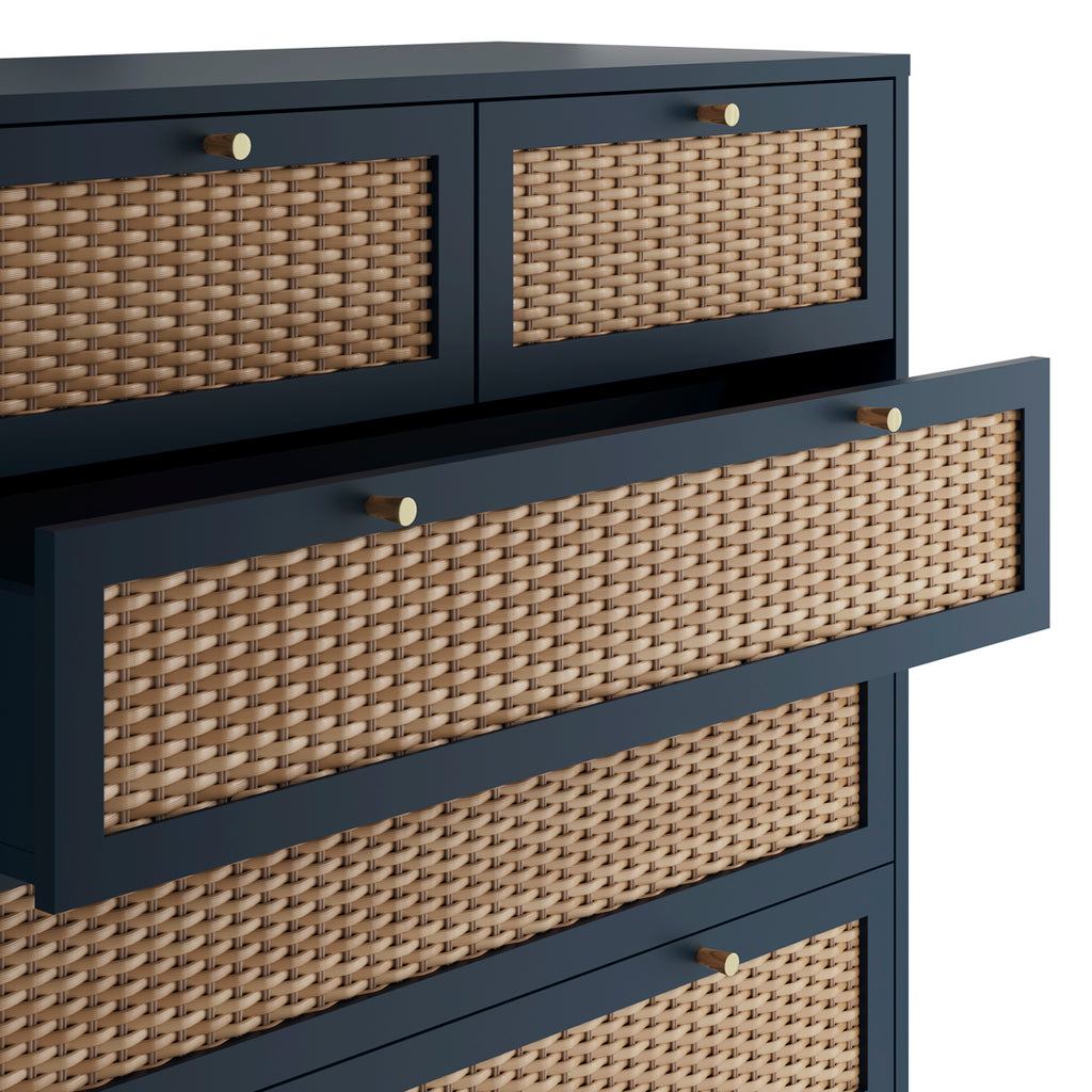 BORDEAUX BLUE CHEST OF DRAWER