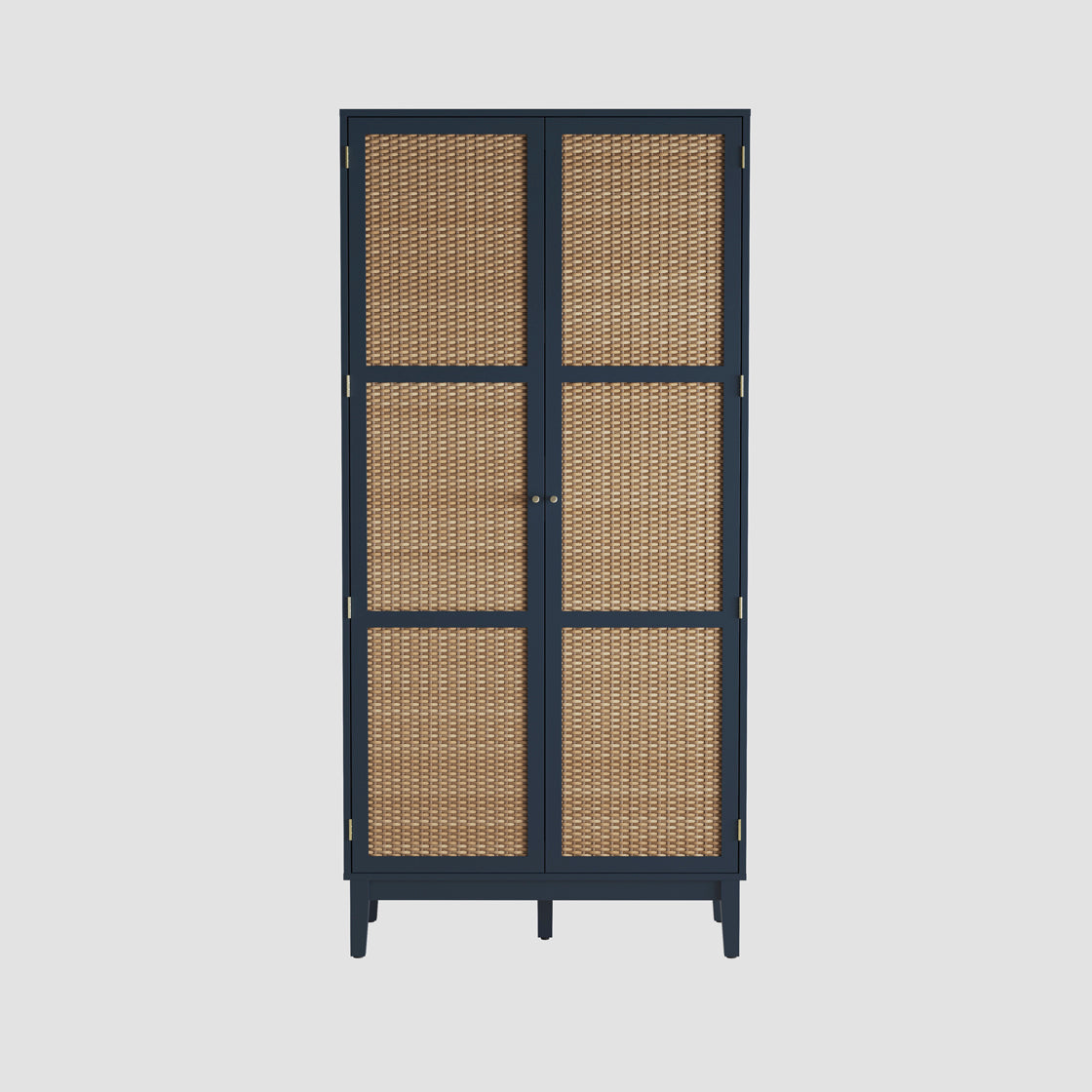 BORDEAUX BLUE 2 DOOR WARDROBE