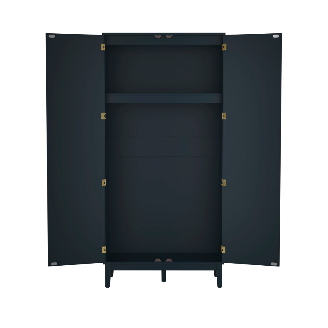 BORDEAUX BLUE 2 DOOR WARDROBE