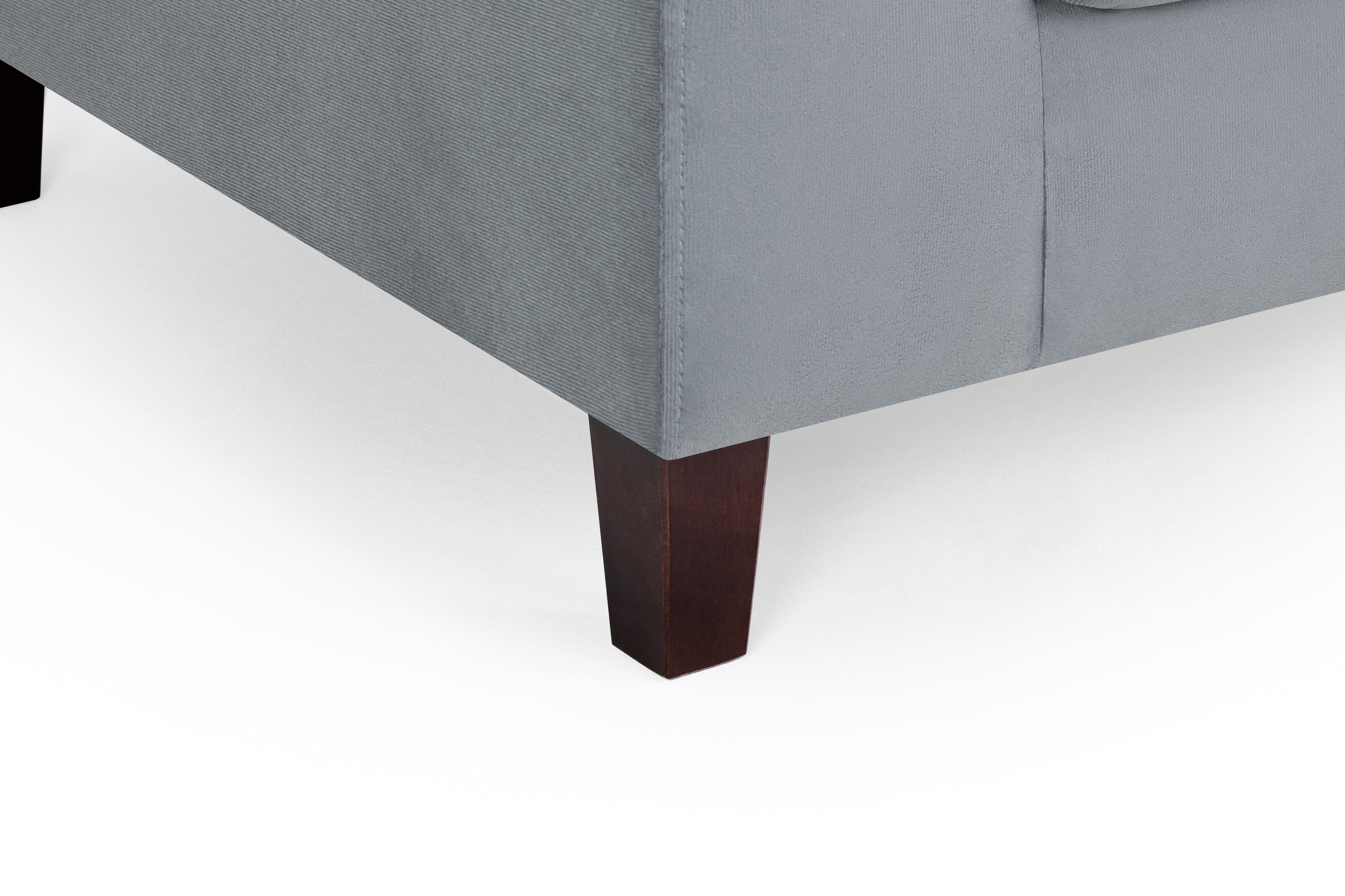 Sofa In A Box 2 Seater Grey Fabric