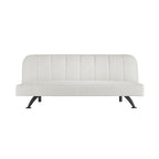 BURLINGTON SOFA BED IVORY BOUCLE / MATTE BLACK