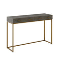 Raphia Console Grey Shagreen