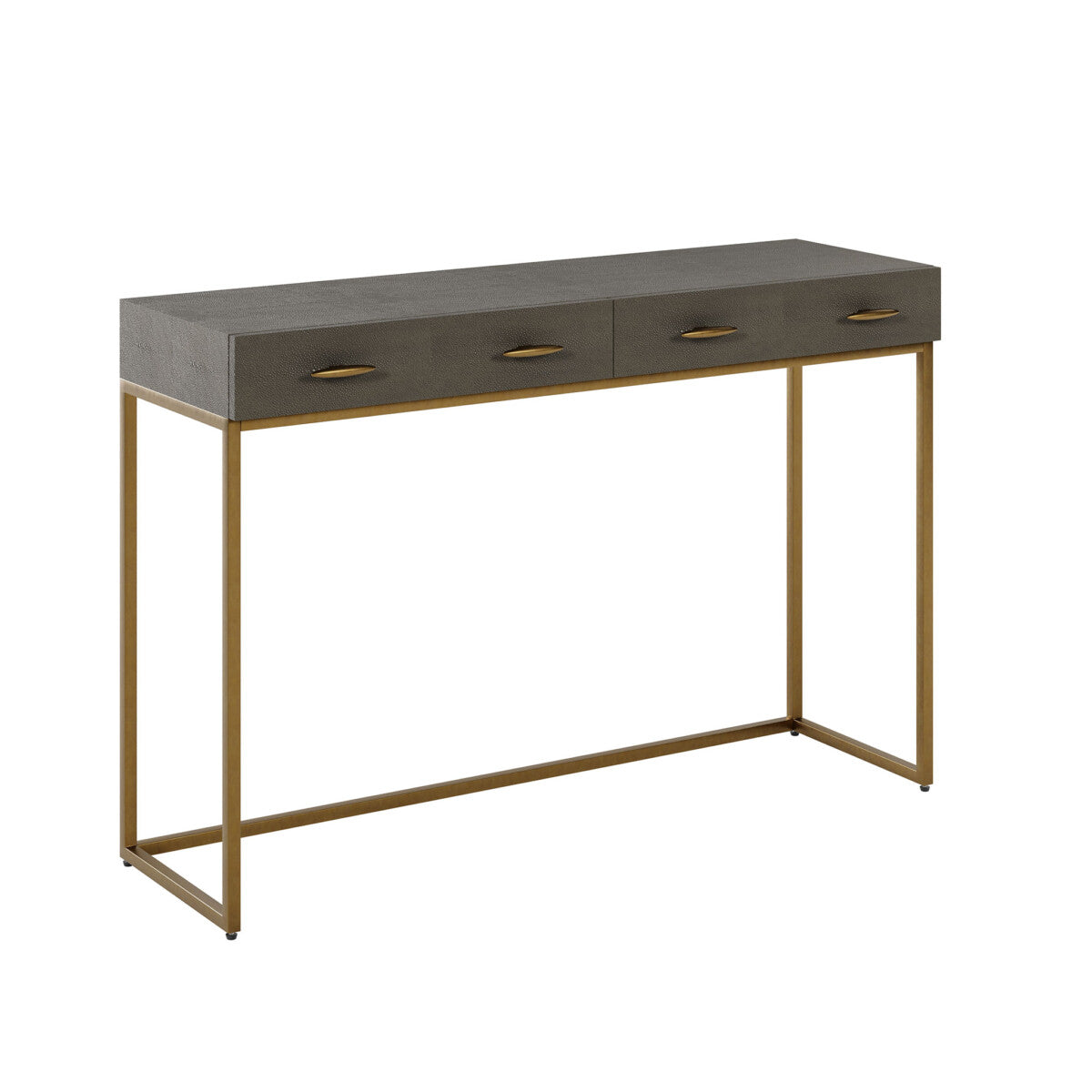 Raphia Console Grey Shagreen