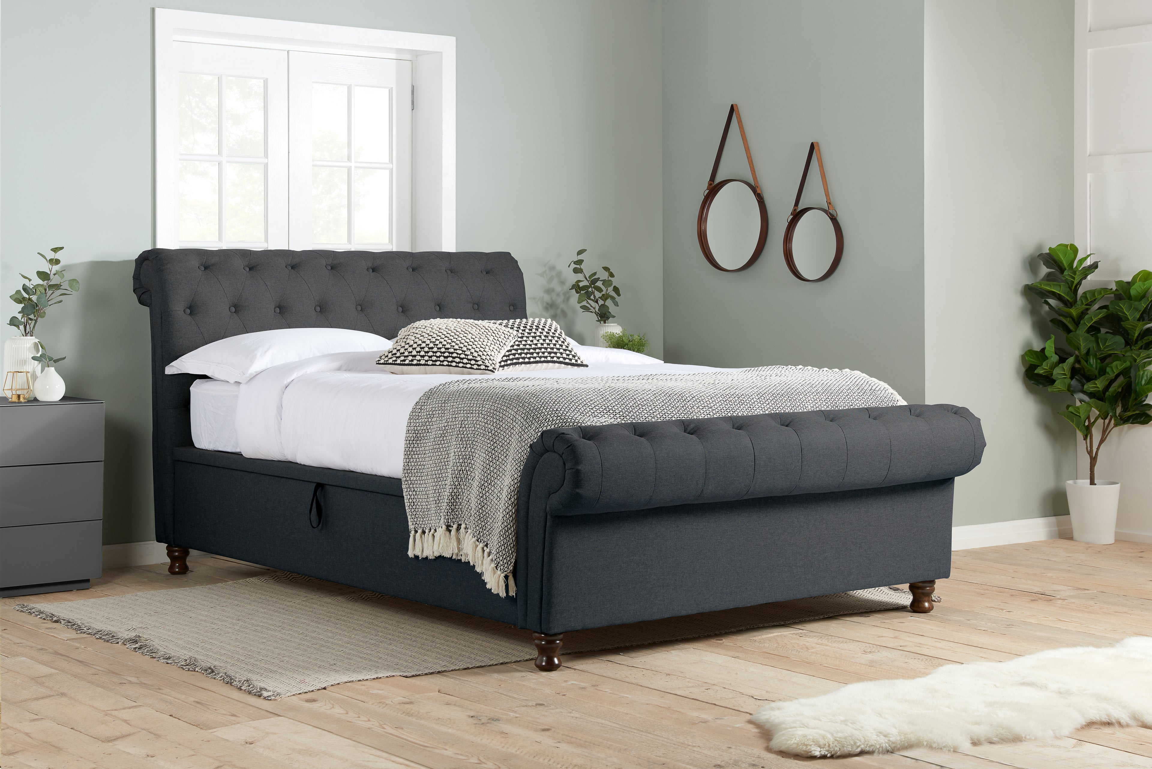 Castello Double Side Ottoman Bed