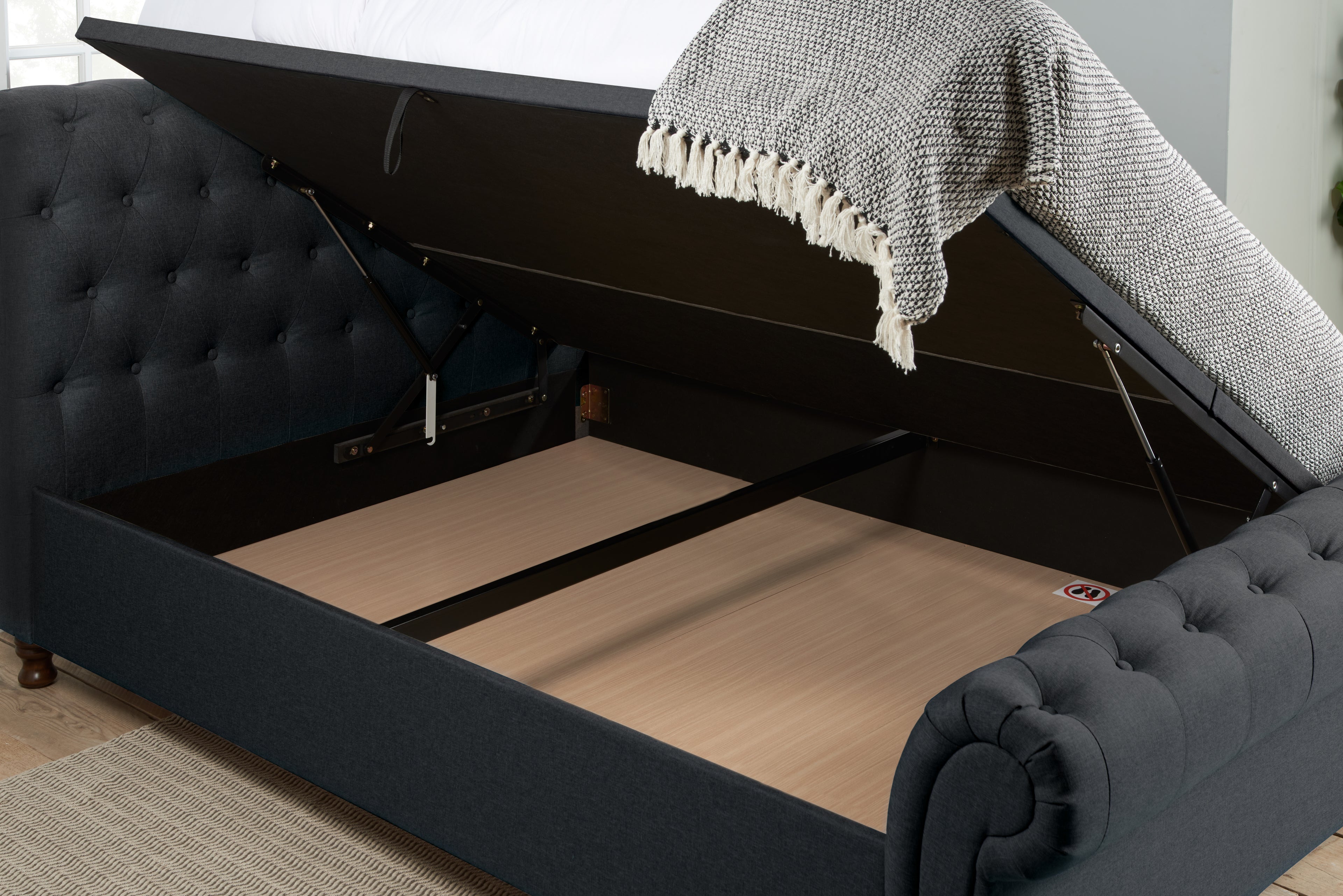 Castello Double Side Ottoman Bed