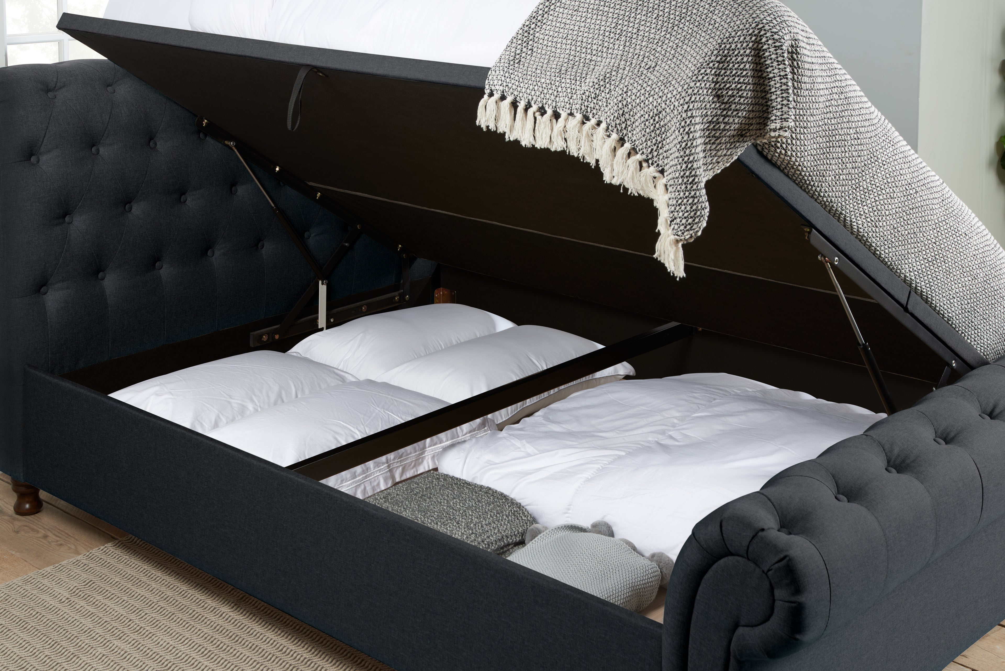 Castello Double Side Ottoman Bed