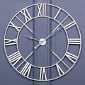 Vintage Cream Distressed 110cm Twist Frame Wall Clock