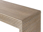 Wickham Ribbed Oak Console