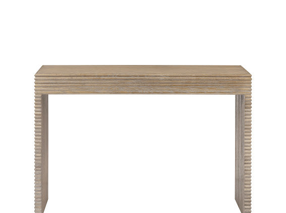 Wickham Ribbed Oak Console