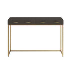 Raphia Console Brown Shagreen