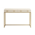 Raphia Console Ivory Shagreen