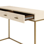 Raphia Console Ivory Shagreen