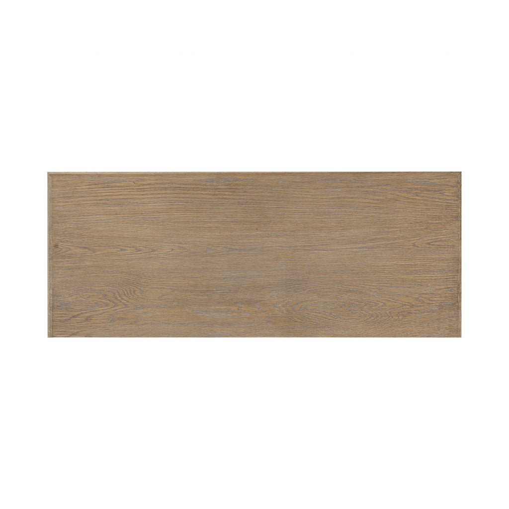 Wickham Ribbed Oak Console