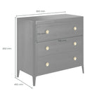 Amelie Chest of Drawers Black