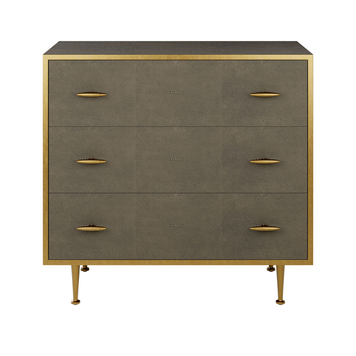 Raphia Chest of Drawers Grey Shagreen
