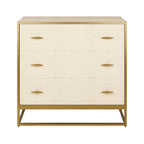 Raphia Chest of Drawers Ivory Shagreen