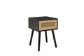 Croxley 1 Drawer Rattan Bedside