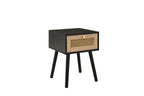 Croxley 1 Drawer Rattan Bedside