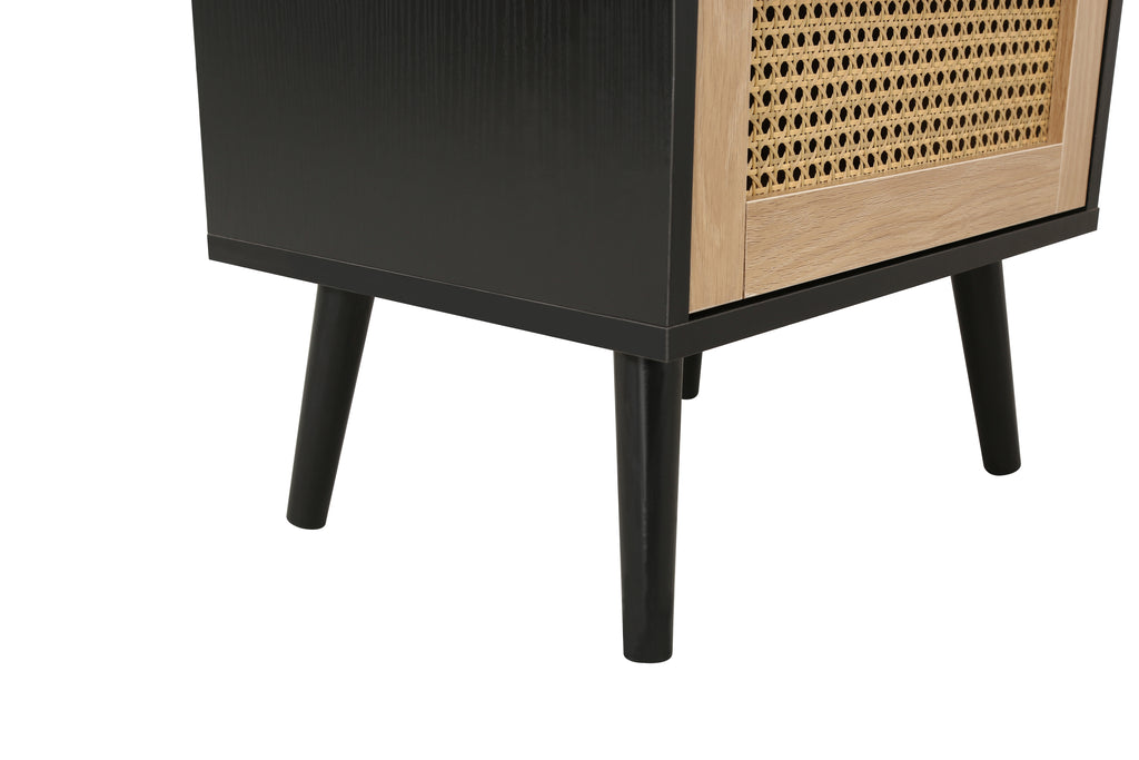 Croxley 2 Drawer Rattan Bedside