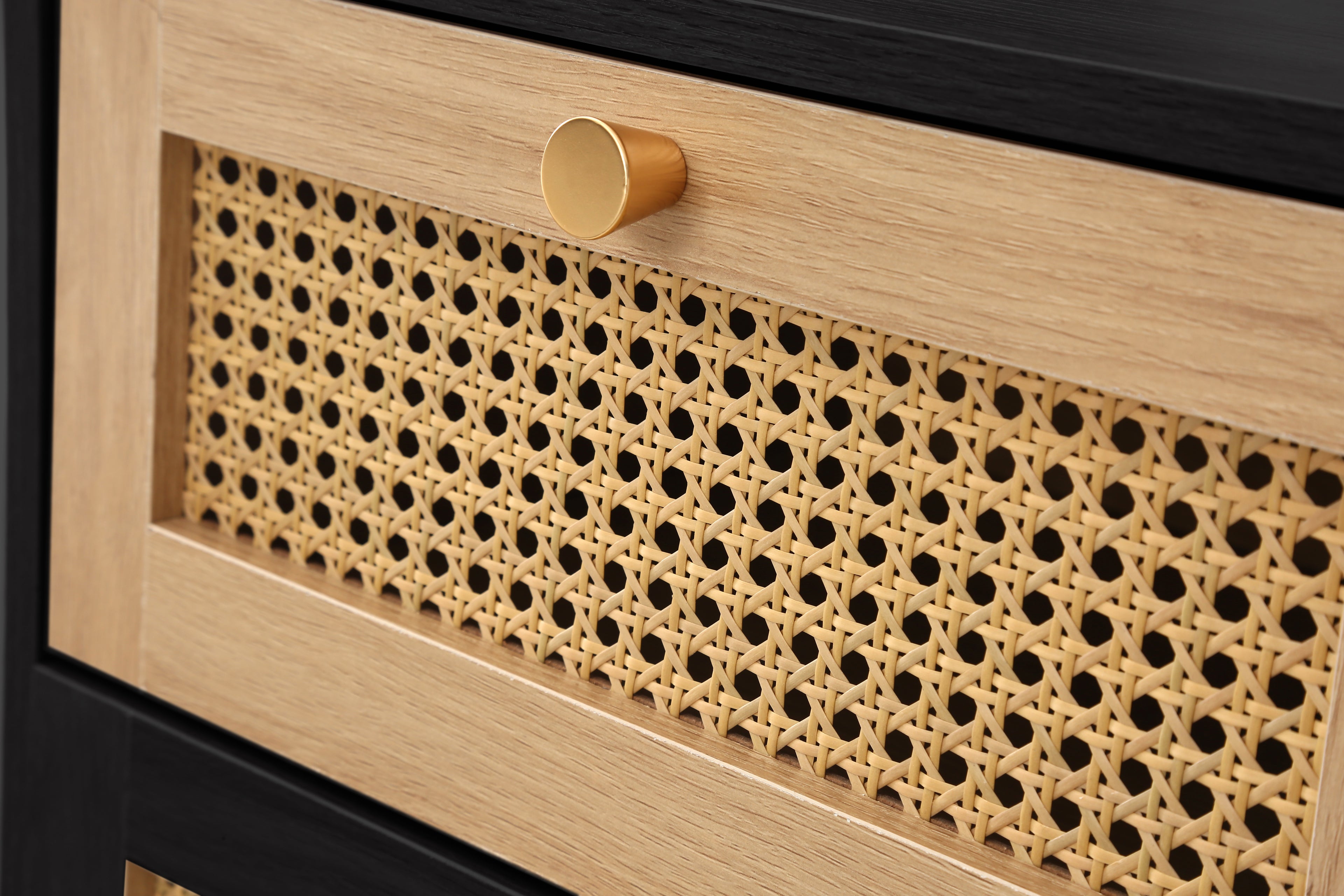 Croxley 2 Drawer Rattan Bedside