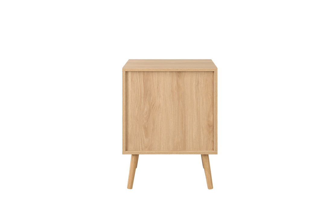 Croxley 2 Drawer Rattan Bedside