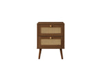 Croxley 2 Drawer Rattan Bedside