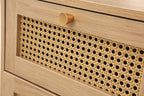 Croxley 2 Drawer Rattan Bedside