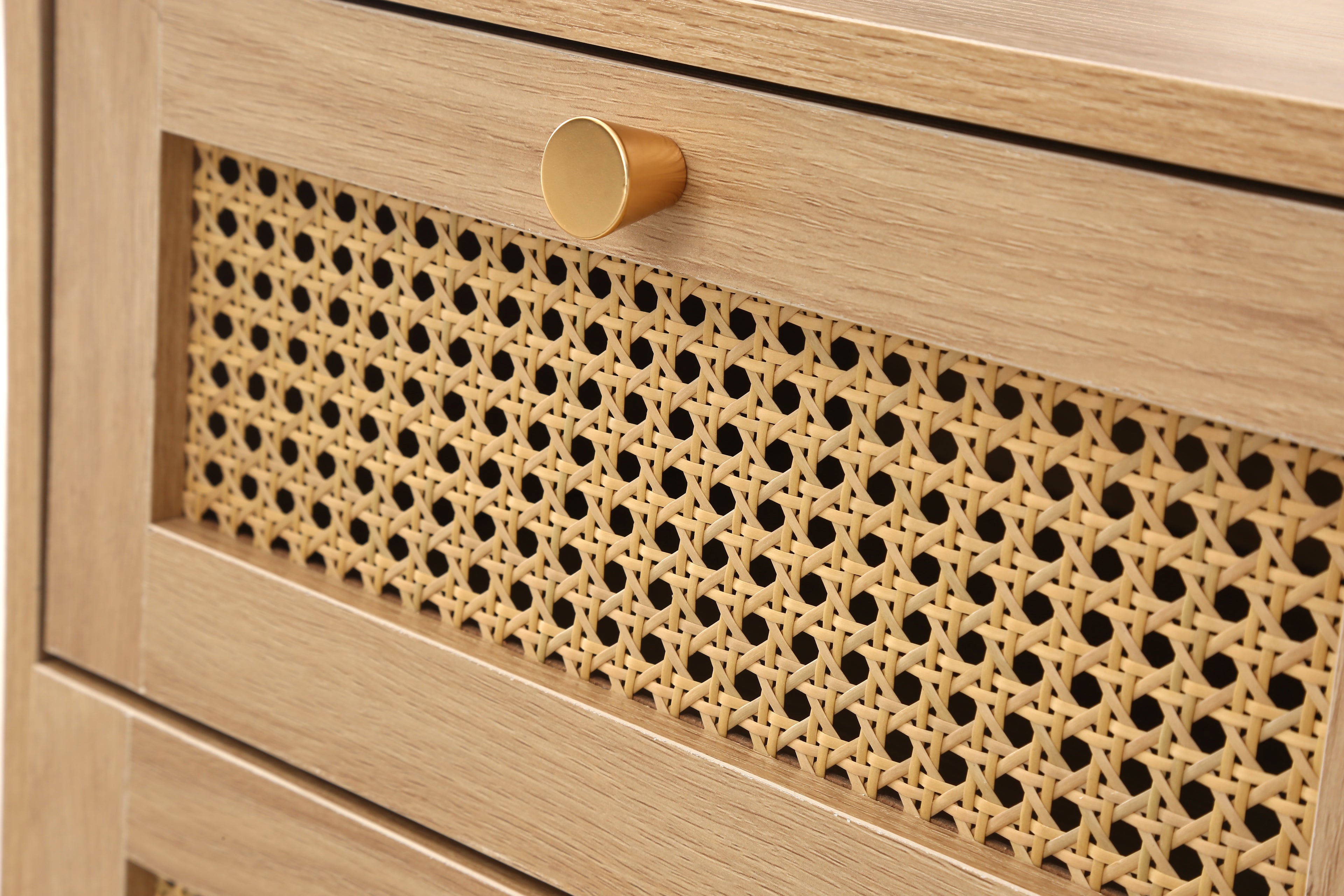 Croxley 2 Drawer Rattan Bedside
