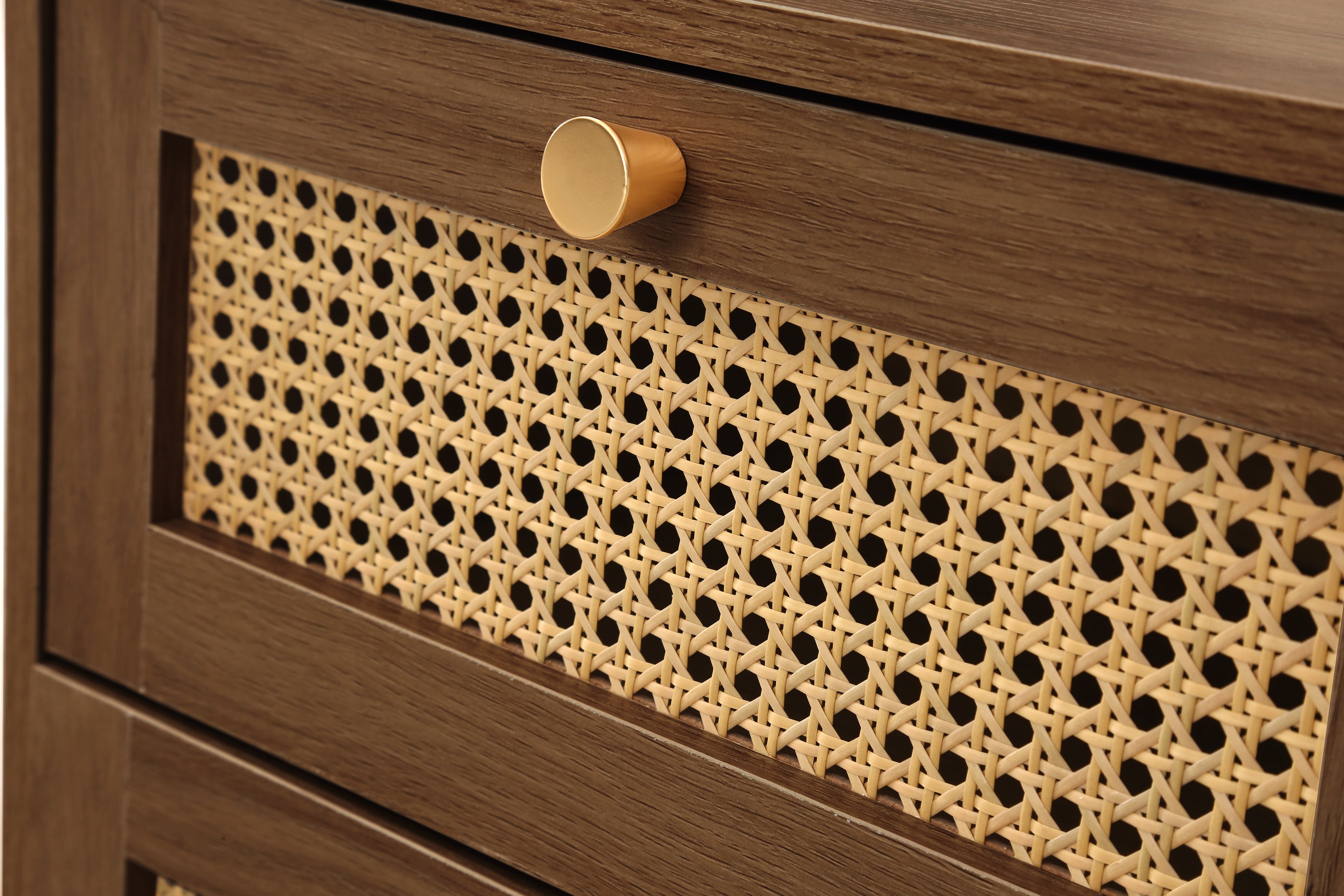 Croxley 2 Drawer Rattan Bedside