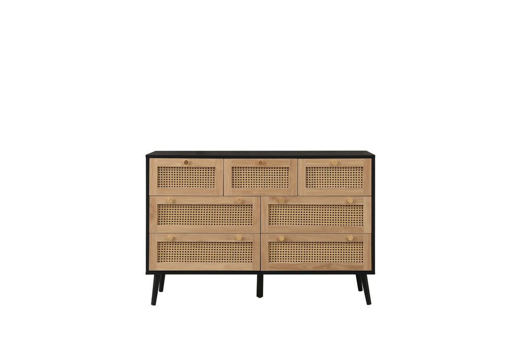Croxley 7 Drawer Rattan Chest
