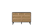 Croxley 7 Drawer Rattan Chest