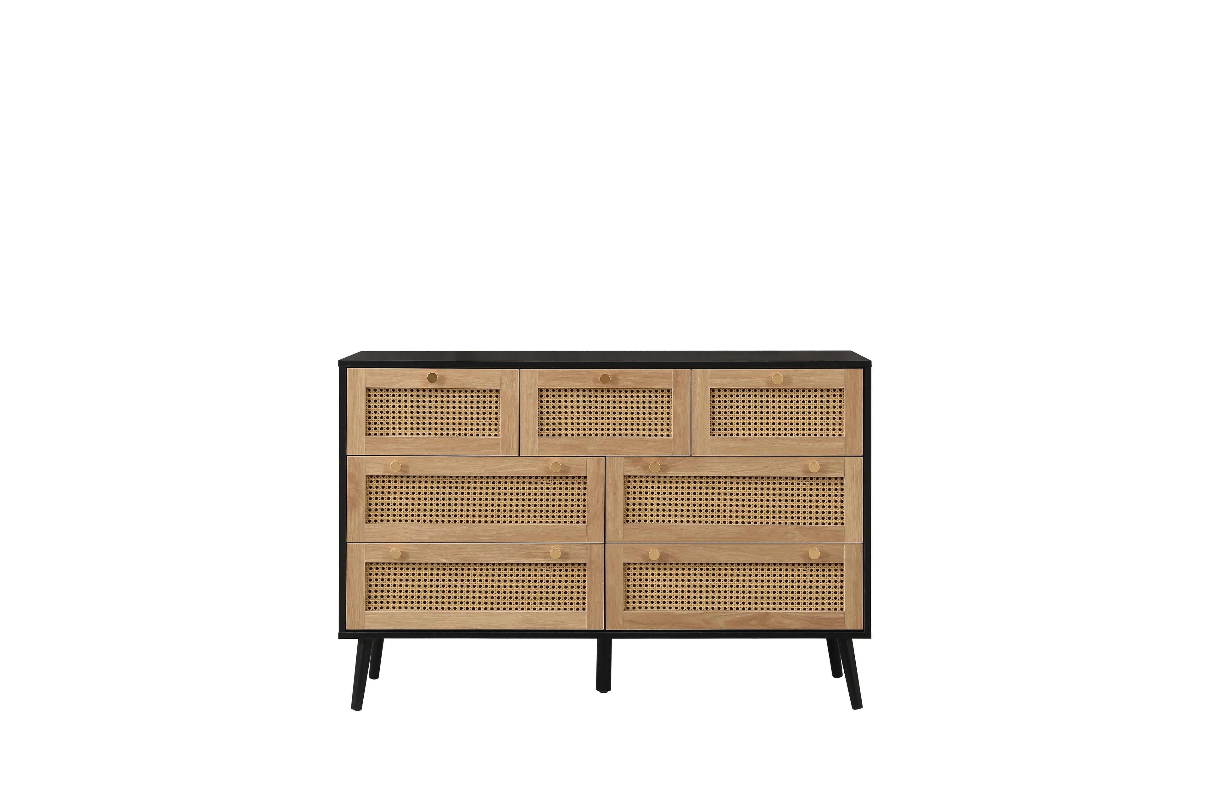 Croxley 7 Drawer Rattan Chest