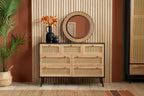 Croxley 7 Drawer Rattan Chest