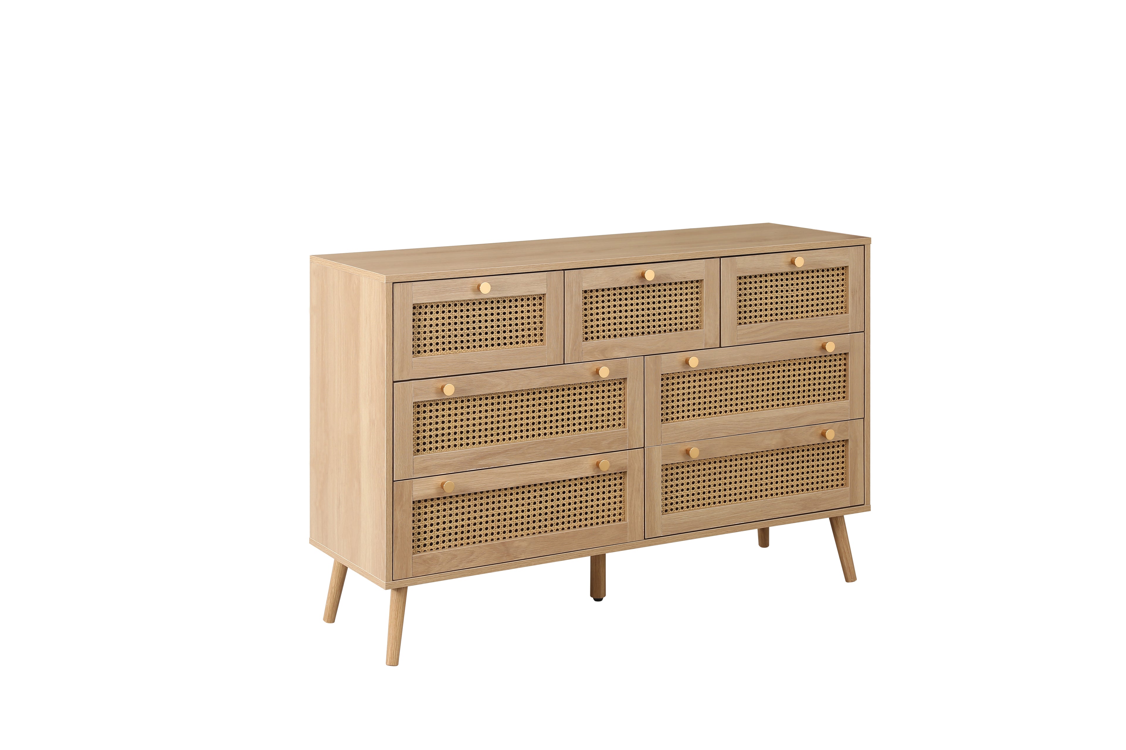 Croxley 7 Drawer Rattan Chest