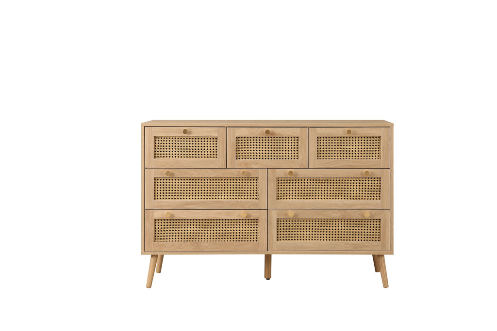 Croxley 7 Drawer Rattan Chest