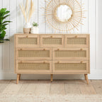 Croxley 7 Drawer Rattan Chest