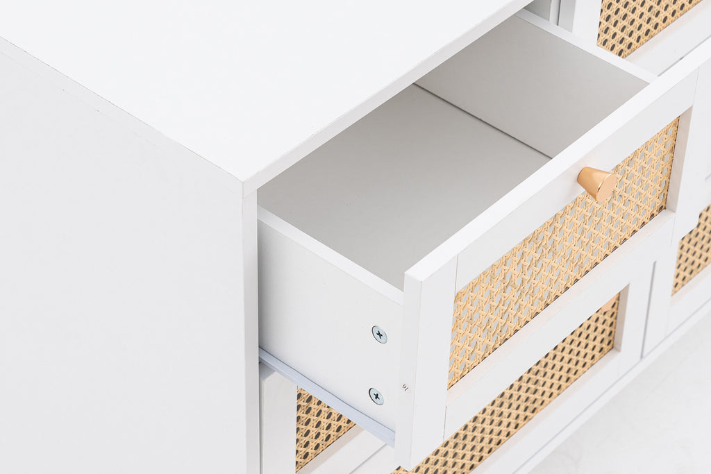 Croxley 7 Drawer Rattan Chest