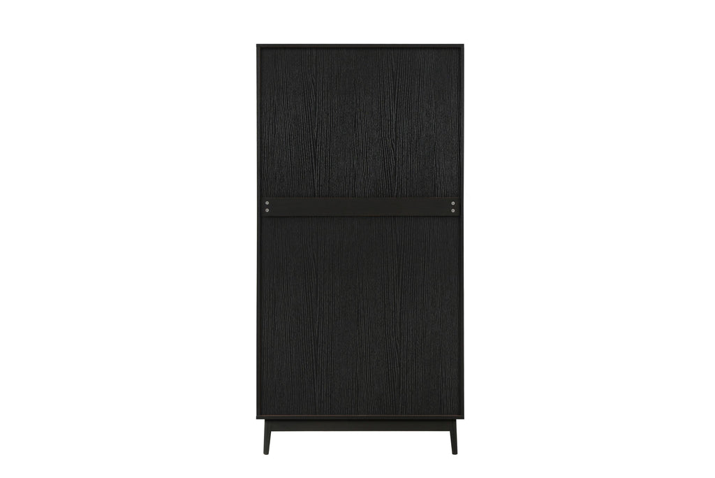 Croxley 2 Door 1 Drawer Rattan Wardrobe