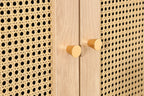 Croxley 2 Door 1 Drawer Rattan Wardrobe