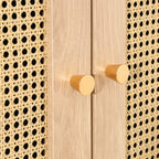 Croxley 2 Door 1 Drawer Rattan Wardrobe